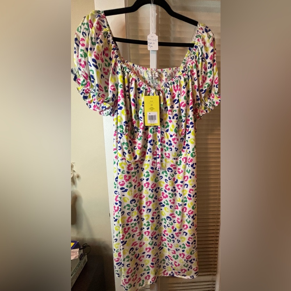 Cabana Leopard Rainbow Sundress - Picture 5 of 11